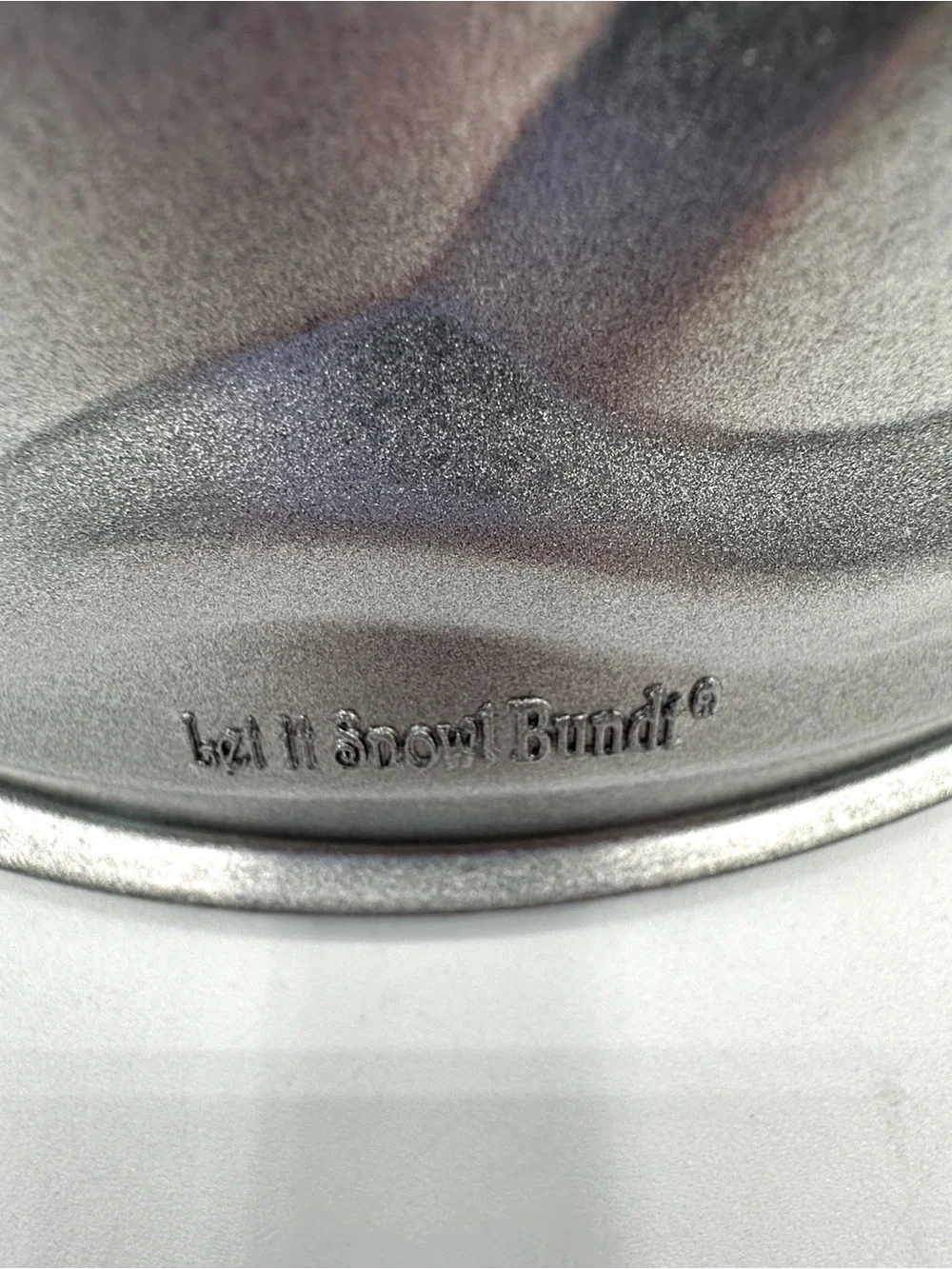 Nordic Ware “Let It Snow” 10 cup Bundt pan.